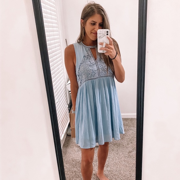 Blue Swing Dress - Picture 1 of 3